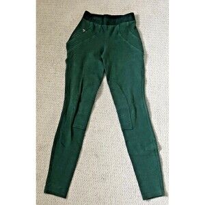 Tuff Rider Breeches Pants Youth Green Size 26 Horse Riding Equestrian Pull On